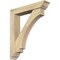 Ekena Millwork Imperial Traditional Rough Sawn Bracket w/ Offset Brace, Douglas Fir, 6"W x 30"D x 34"H BKT0604X30X34IMP01RDF - alternate 1